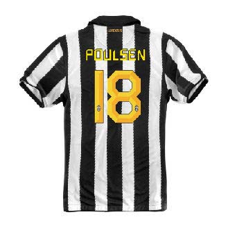 2010-11 Juventus Nike Home (Poulsen 18)