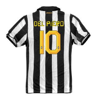 2010-11 Juventus Nike Home (Del Piero 10)