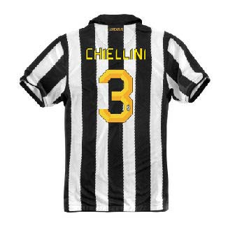 2010-11 Juventus Nike Home (Chiellini 3)