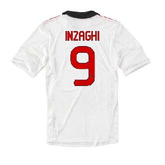 2010-11 AC Milan Away Shirt (Inzaghi 9)