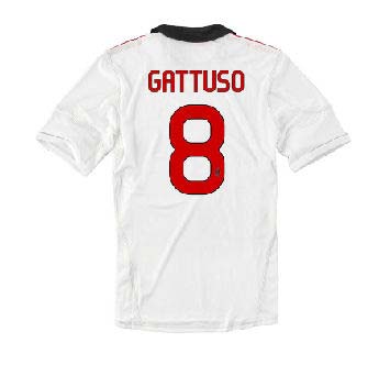 2010-11 AC Milan Away Shirt (Gattuso 8)