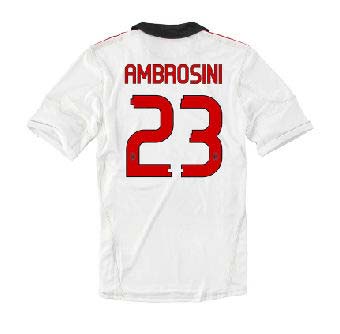2010-11 AC Milan Away Shirt (Ambrosini 23)