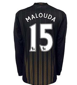 2010-11 Chelsea Long Sleeve Away Shirt (malouda 15)