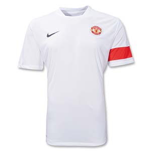 2010-11 Man Utd Pre-Match Training Shirt (White)