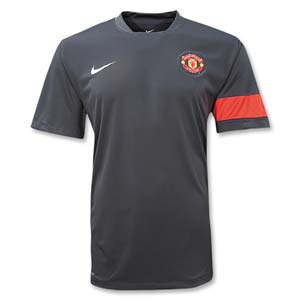 2010-11 Man Utd Pre-Match Training Shirt (Black)