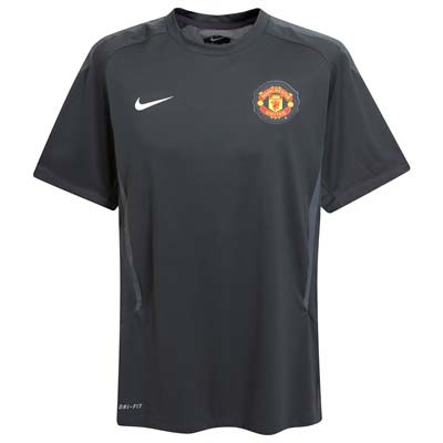 2010-11 Man Utd Nike Training Jersey (Black)