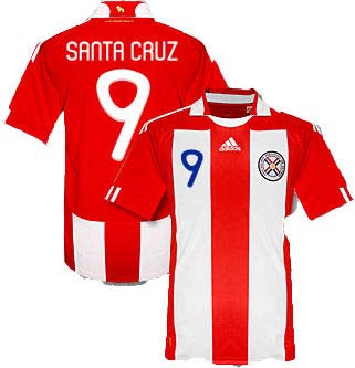 2010-11 Paraguay World Cup Home Shirt (Santa Cruz 9)