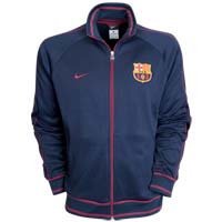 2010-11 Barcelona Nike Trainer Track Jacket (Navy)