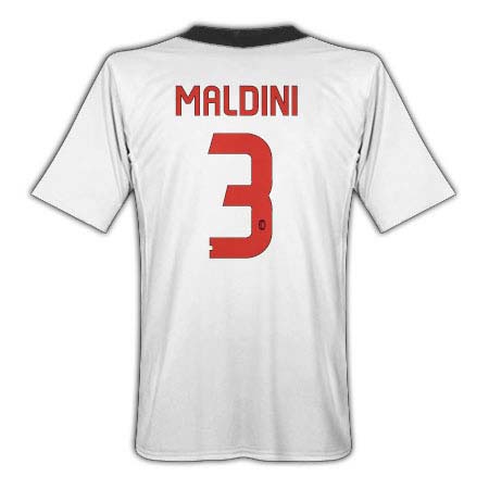 2010-11 AC Milan Away Shirt (Maldini 3)
