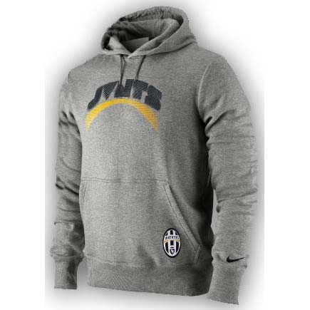 2010-11 Juventus Nike Hooded Top (Grey)