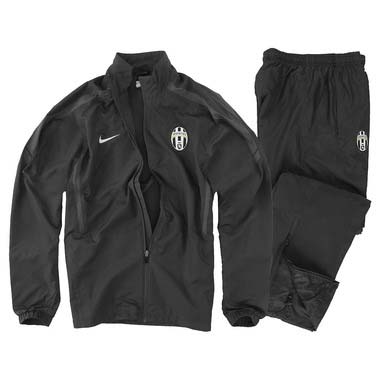 2010-11 Juventus Nike Woven Tracksuit (Black)