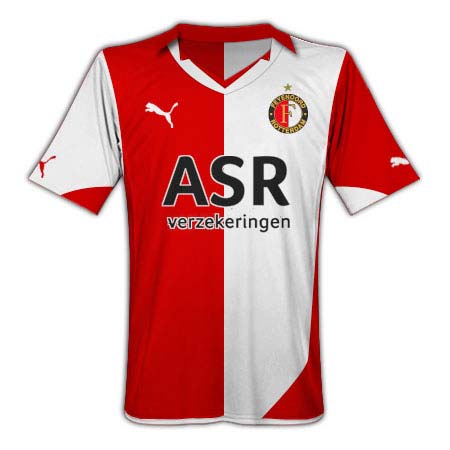 2010-11 Feyenoord Puma Home Football Shirt