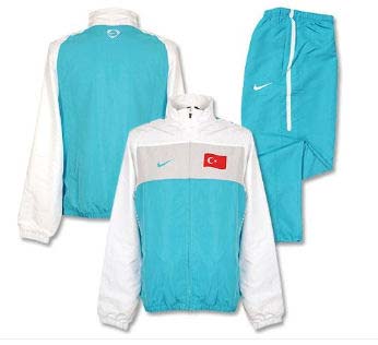 2010-11 Turkey Nike Woven Tracksuit (Turquoise)
