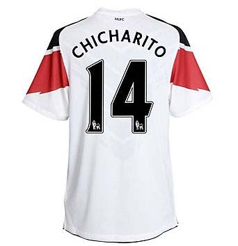 2010-11 Man Utd Nike Away Shirt (Chicharito 14)