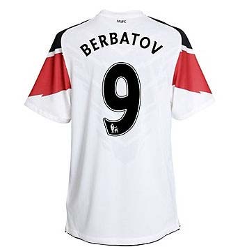 2010-11 Man Utd Nike Away Shirt (Berbatov 9)