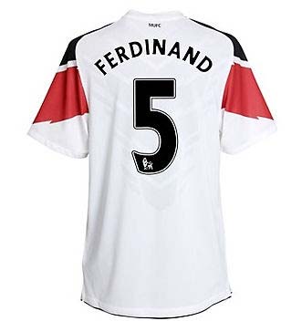 2010-11 Man Utd Nike Away Shirt (Ferdinand 5)