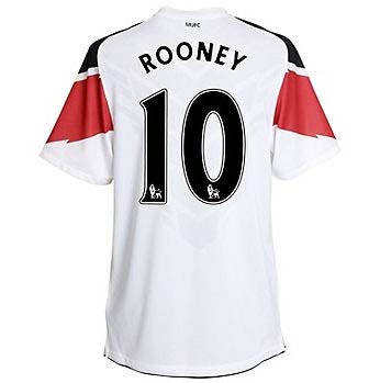 2010-11 Man Utd Nike Away Shirt (Rooney 10)