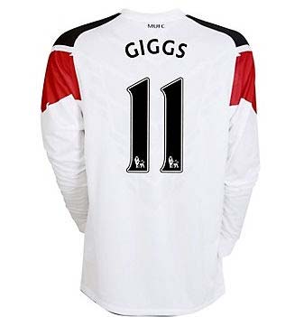 2010-11 Man Utd Nike Long Sleeve Away Shirt (Giggs 11)