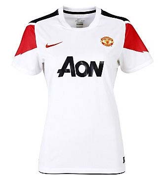 2010-11 Man Utd Away Nike Womens Shirt