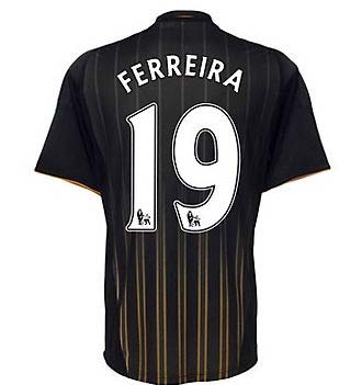 2010-11 Chelsea Away Shirt (Ferreira 19)