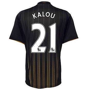 2010-11 Chelsea Away Shirt (Kalou 21)