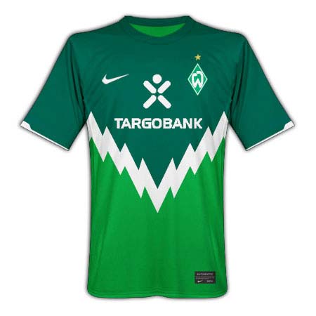 2010-11 Werder Bremen Nike Home Football Shirt