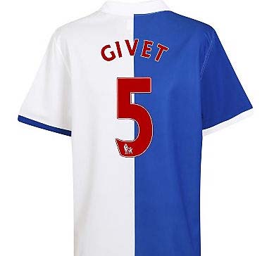 2010-11 Blackburn Rovers Home Shirt (Givet 5)