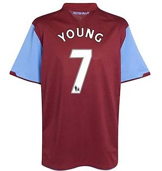 2010-11 Aston Villa Nike Home Shirt (Young 7)