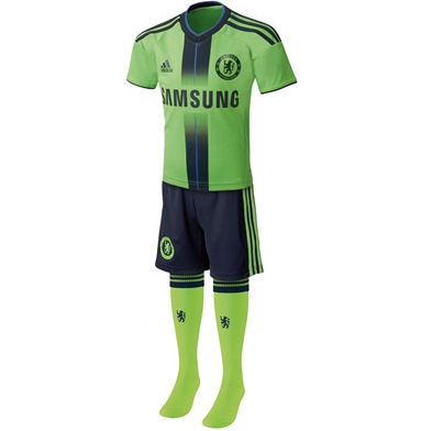 2010-11 Chelsea Adidas Little Boys Third Mini Kit