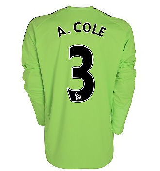 2010-11 Chelsea Long Sleeve Third Shirt (A. Cole 3)