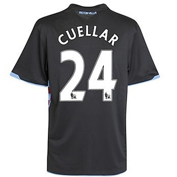 2010-11 Aston Villa Nike Away Shirt (Cuellar 24)