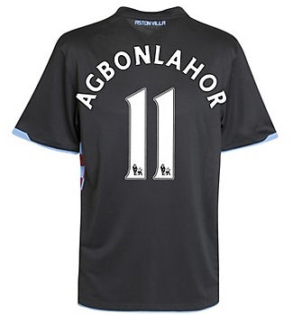 2010-11 Aston Villa Nike Away Shirt (Agbonlahor 11)