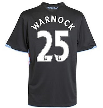 2010-11 Aston Villa Nike Away Shirt (Warnock 25)
