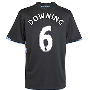 2010-11 Aston Villa Nike Away Shirt (Downing 6)