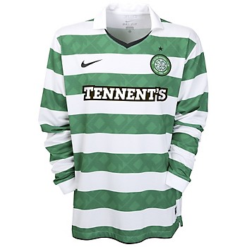 2010-11 Celtic Home Long Sleeve Nike Football Shirt