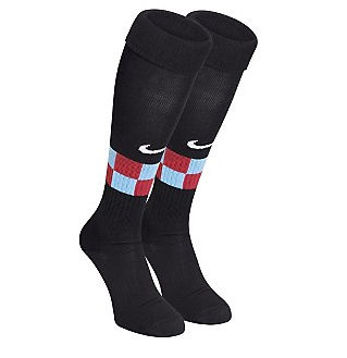 2010-11 Aston Villa Away Nike Football Socks
