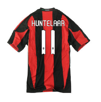 2010-11 AC Milan Home Shirt (Huntelaar 11)