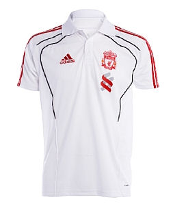 2010-11 Liverpool Adidas Polo Shirt (White)