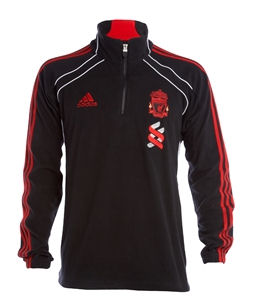 2010-11 Liverpool Adidas Fleece Top (Black)