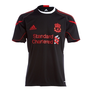 2010-11 Liverpool Adidas Training Jersey (Black)