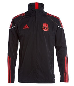 2010-11 Liverpool Adidas Windbreaker Jacket (Black)