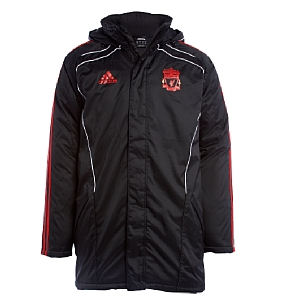 2010-11 Liverpool Adidas Stadium Jacket (Black)