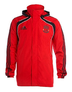 2010-11 Liverpool Adidas Allweather Jacket (Red)
