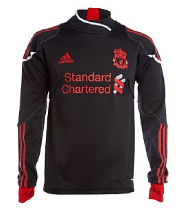 2010-11 Liverpool Adidas Training Top (Black)