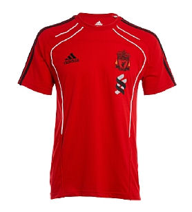 2010-11 Liverpool Adidas Training Tee (Red)