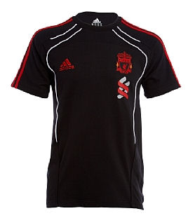 2010-11 Liverpool Adidas Training Tee (Black)