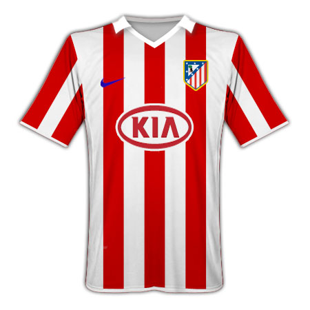2010-11 Athletico Madrid Home Nike Football Shirt (Kids)
