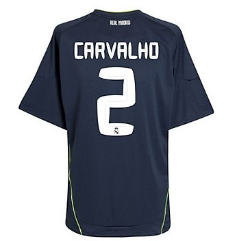 2010-11 Real Madrid Away Shirt (Carvalho 2)