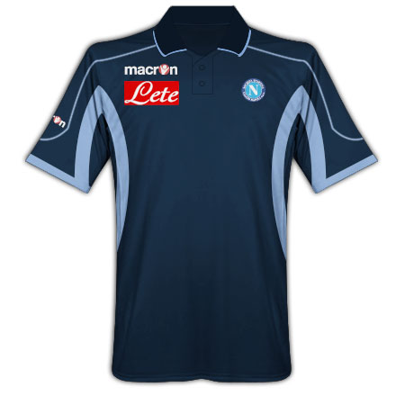 2010-11 Napoli Macron Polo Shirt (Navy)