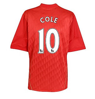 2010-11 Liverpool Home Shirt (Cole 10)